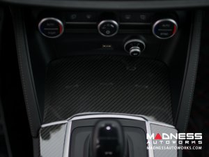 Alfa Romeo Stelvio Center Console Trim Set - Carbon Fiber - Two Piece Kit - Pre '20 - Feroce Carbon